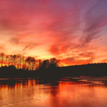 Relaks nad jeziorem w Puszczy Augustowskiej